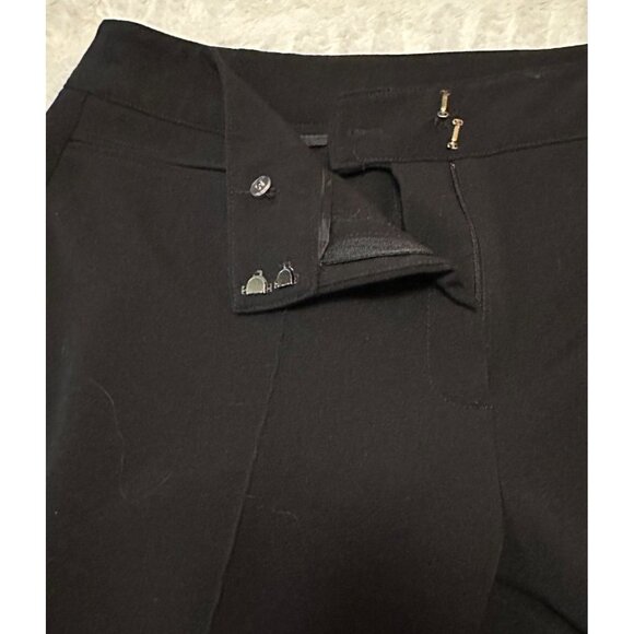 Rafaella Black High-Rise Dress Pants Polyester Rayon Blend Women's Size 14-READ - Picture 12 of 14